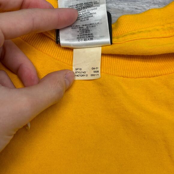 Harley Davidson Freedom Bald Eagle Flames Yellow Black Red Mens XL Biker T-Shirt - Picture 8 of 13